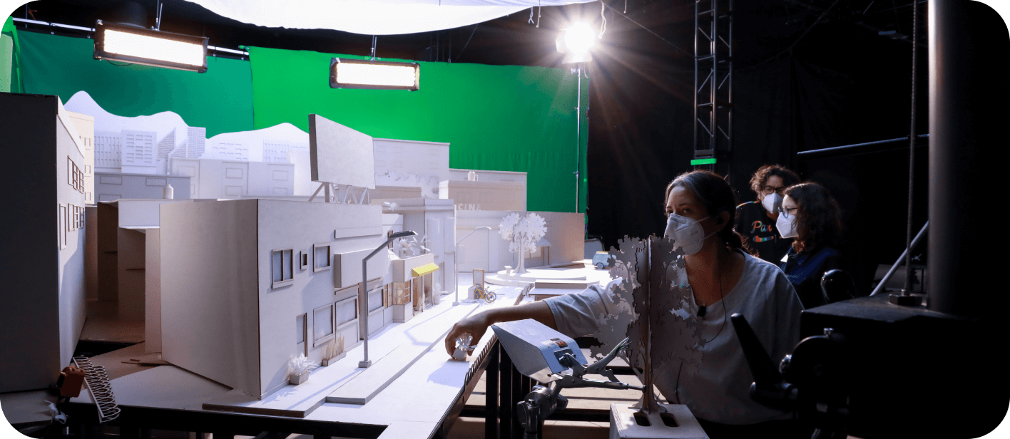 Services for artistic events, shows and audiovisual projects