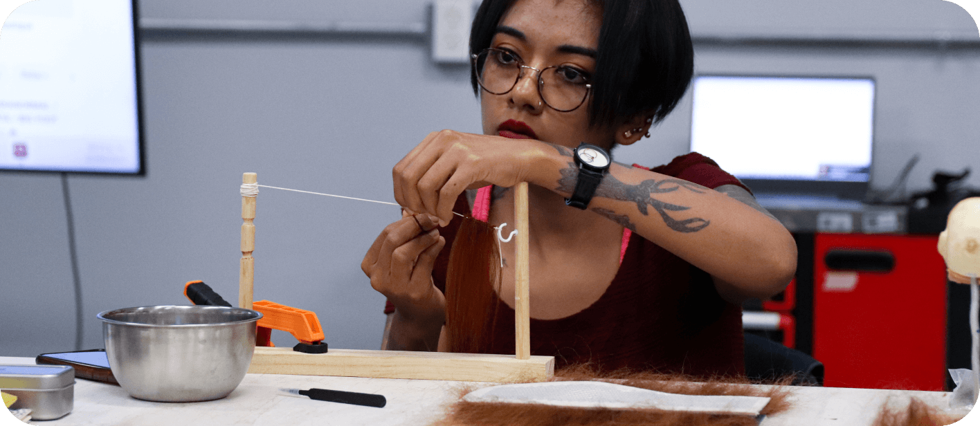 Hair for Stop Motion Puppets