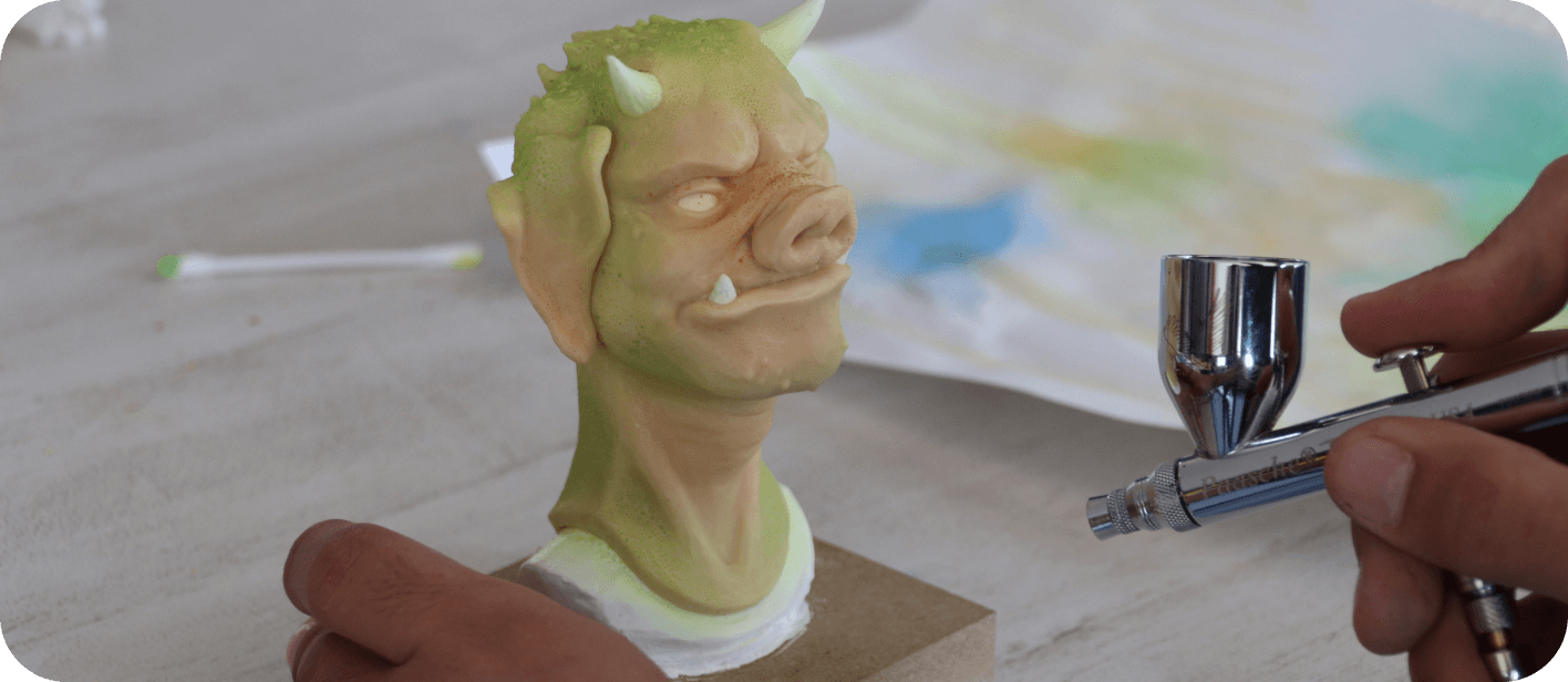 Painting for Stop Motion Puppets